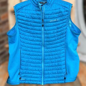 Eddie Bauer Goose Down Storm Down 800 Blue Vest Women's size XL